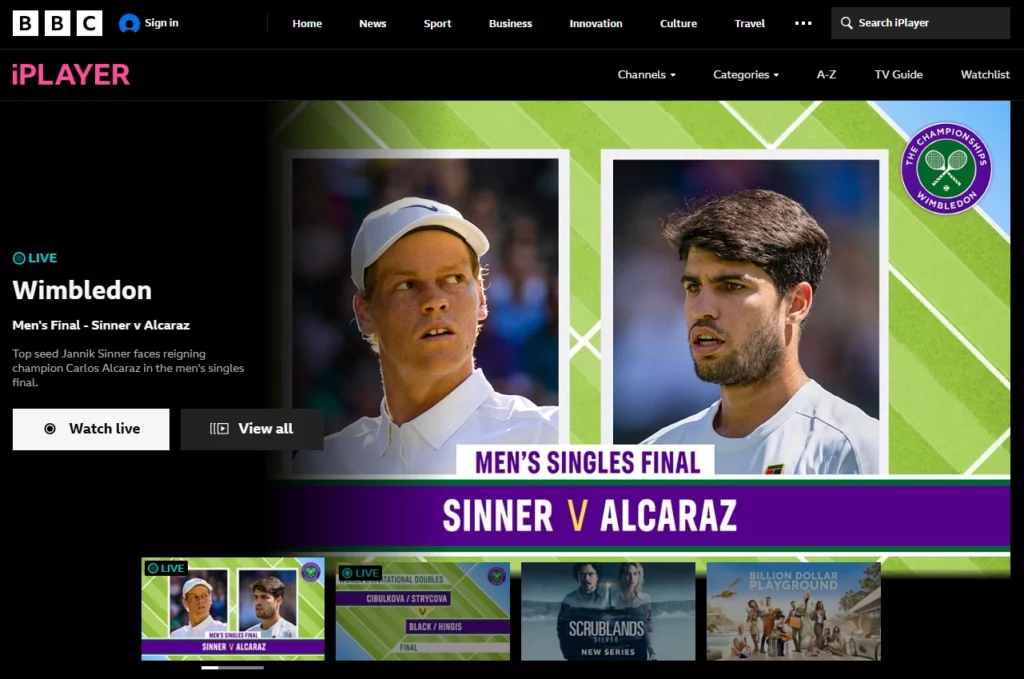 Regarder BBC iPlayer France VPN