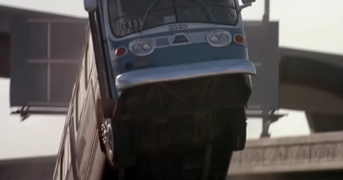 saut du bus Speed tourné pour de vrai
